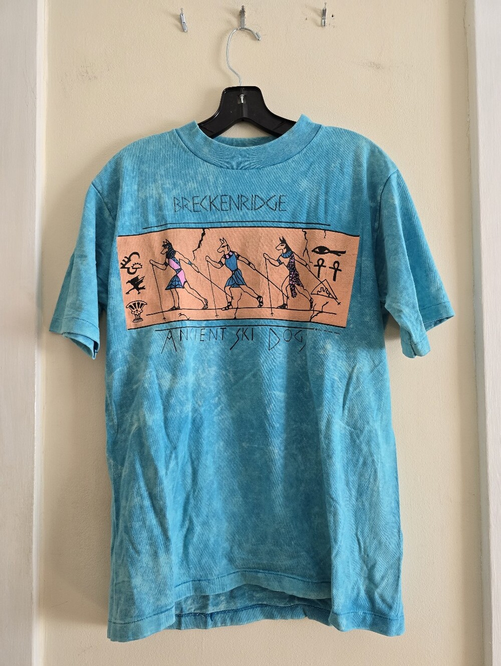 Vintage  Breckenridge "Ancient Ski Dogs" T Shirt Large